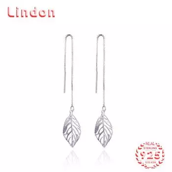 Серьги-капли из стерлингового серебра 925 пробы Lindon, серьги-капли для женщин, подарки на свадьбу серебряный