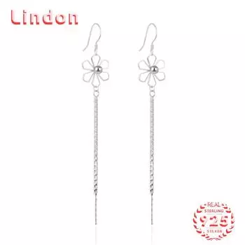 Серьги-капли из стерлингового серебра 925 пробы Lindon, серьги-капли для женщин, подарки на свадьбу серебряный