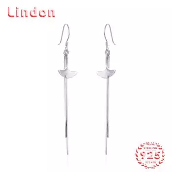 Серьги-капли из стерлингового серебра 925 пробы Lindon, серьги-капли для женщин, подарки на свадьбу серебряный