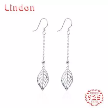 Серьги-капли из стерлингового серебра 925 пробы Lindon, серьги-капли для женщин, подарки на свадьбу серебряный