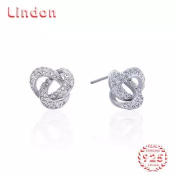 Серьги-капли из стерлингового серебра 925 пробы Lindon, серьги-капли для женщин, подарки на свадьбу серебряный