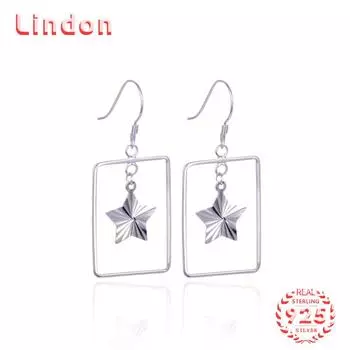 Серьги-капли из стерлингового серебра 925 пробы Lindon, серьги-капли для женщин, подарки на свадьбу серебряный