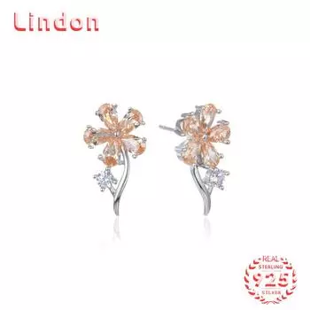 Серьги-капли из стерлингового серебра 925 пробы Lindon, серьги-капли для женщин, подарки на свадьбу