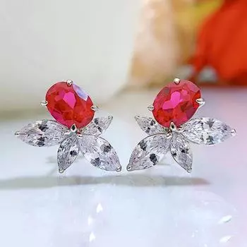 Серьги-капли из стерлингового серебра 925 пробы, 3ex 3ct Vvs, синтетический муассанит, свадебные серьги для женщин, подарок 1.5CTx2PCS
