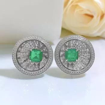 Серьги-капли из стерлингового серебра 925 пробы, 4 карата, синтетический муассанит, свадебные серьги-капли для женщин, подарок серебряный