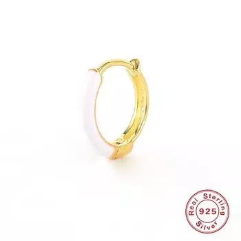 Серьги-капли из стерлингового серебра S925, серьги-пряжки ручной работы с масляным покрытием, модные трендовые серьги-пряжки 925 silver