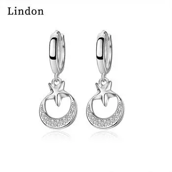 Серьги-капли Lindon из медного сплава с цирконом, серьги-капли для женщин, подарки на свадьбу