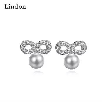 Серьги-капли Lindon из медного сплава с цирконом, серьги-капли для женщин, подарки на свадьбу