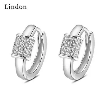 Серьги-капли Lindon из медного сплава с цирконом, серьги-капли для женщин, подарки на свадьбу