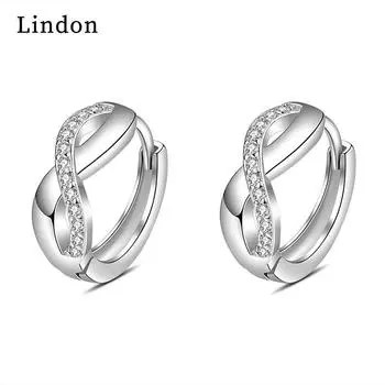 Серьги-капли Lindon из медного сплава с цирконом, серьги-капли для женщин, подарки на свадьбу