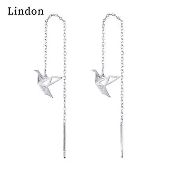 Серьги-капли Lindon из медного сплава с цирконом, серьги-капли для женщин, подарки на свадьбу