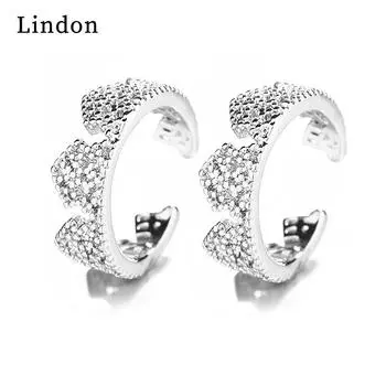 Серьги-капли Lindon из медного сплава с цирконом, серьги-капли для женщин, подарки на свадьбу