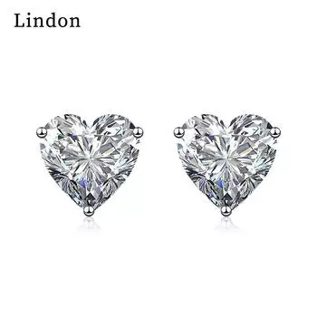 Серьги-капли Lindon из медного сплава с цирконом, серьги-капли для женщин, подарки на свадьбу белый