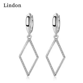 Серьги-капли Lindon из медного сплава с цирконом, серьги-капли для женщин, подарки на свадьбу