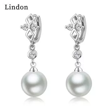 Серьги-капли Lindon из медного сплава с цирконом, серьги-капли для женщин, подарки на свадьбу