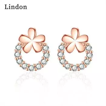 Серьги-капли Lindon из медного сплава с цирконом, серьги-капли для женщин, подарки на свадьбу