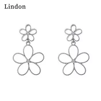 Серьги-капли Lindon из медного сплава с цирконом, серьги-капли для женщин, подарки на свадьбу