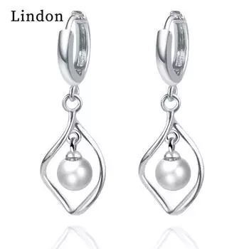 Серьги-капли Lindon из медного сплава с цирконием, серьги-капли для женщин, подарки на свадьбу