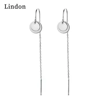 Серьги-капли Lindon из медного сплава с цирконом, серьги-капли для женщин, подарки на свадьбу