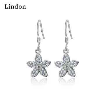 Серьги-капли Lindon из медного сплава с цирконом, серьги-капли для женщин, подарки на свадьбу