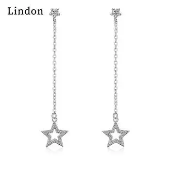 Серьги-капли Lindon из медного сплава с цирконием, серьги-капли для женщин, подарки на свадьбу