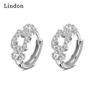 Серьги-капли Lindon из медного сплава с цирконием, серьги-капли для женщин, подарки на свадьбу