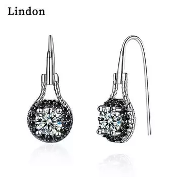 Серьги-капли Lindon из медного сплава с цирконием для женщин, подарки на свадьбу