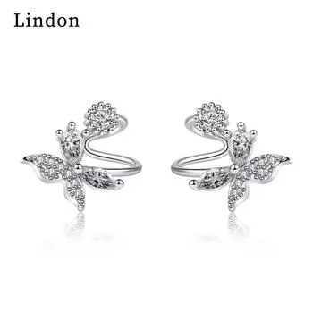 Серьги-капли Lindon из медного сплава с цирконом, серьги-капли для женщин, подарки на свадьбу