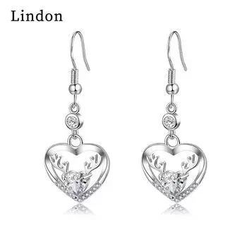 Серьги-капли Lindon из медного сплава с цирконом, серьги-капли для женщин, подарки на свадьбу