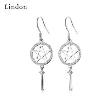 Серьги-капли Lindon из медного сплава с цирконом, серьги-капли для женщин, подарки на свадьбу