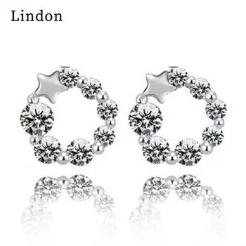 Серьги-капли Lindon из медного сплава с цирконием, серьги-капли для женщин, подарки на свадьбу