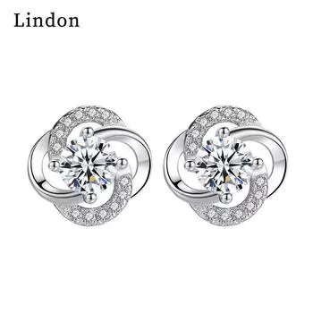 Серьги-капли Lindon из медного сплава с цирконием, серьги-капли для женщин, подарки на свадьбу