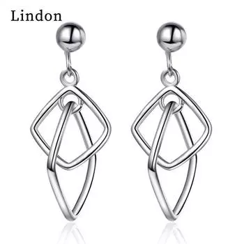 Серьги-капли Lindon из медного сплава с цирконом, серьги-капли для женщин, подарки на свадьбу