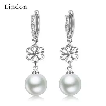 Серьги-капли Lindon из медного сплава с цирконом, серьги-капли для женщин, подарки на свадьбу