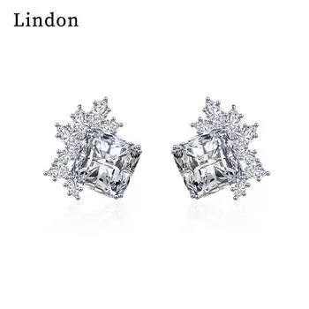 Серьги-капли Lindon из медного сплава с цирконом, серьги-капли для женщин, подарки на свадьбу