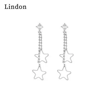 Серьги-капли Lindon из медного сплава с цирконом, серьги-капли для женщин, подарки на свадьбу