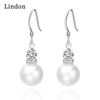 Серьги-капли Lindon из медного сплава с цирконием, серьги-капли для женщин, подарки на свадьбу