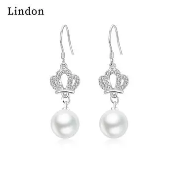 Серьги-капли Lindon из медного сплава с цирконом, серьги-капли для женщин, подарки на свадьбу