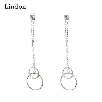 Серьги-капли Lindon из медного сплава с цирконом, серьги-капли для женщин, подарки на свадьбу