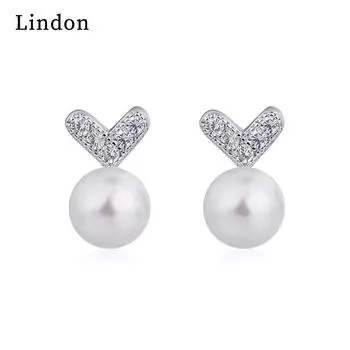 Серьги-капли Lindon из медного сплава с цирконом, серьги-капли для женщин, подарки на свадьбу