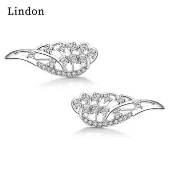 Серьги-капли Lindon из медного сплава с цирконом, серьги-капли для женщин, подарки на свадьбу