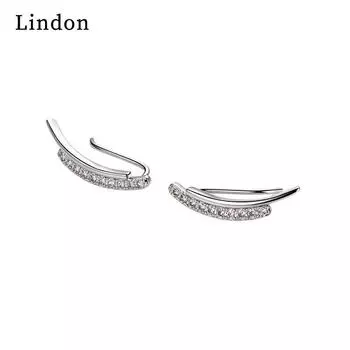 Серьги-капли Lindon из медного сплава с цирконом, серьги-капли для женщин, подарки на свадьбу