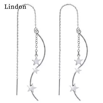 Серьги-капли Lindon из медного сплава с цирконом, серьги-капли для женщин, подарки на свадьбу