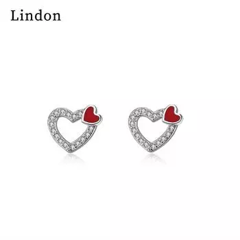 Серьги-капли Lindon из медного сплава с цирконом, серьги-капли для женщин, подарки на свадьбу