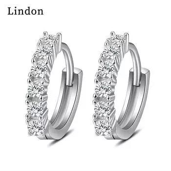 Серьги-капли Lindon из медного сплава с цирконом, серьги-капли для женщин, подарки на свадьбу