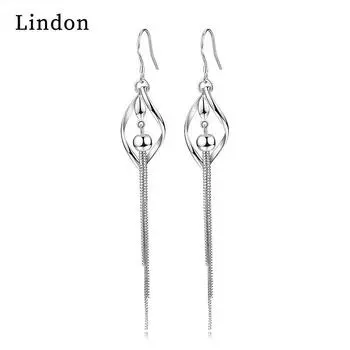 Серьги-капли Lindon из медного сплава с цирконом, серьги-капли для женщин, подарки на свадьбу