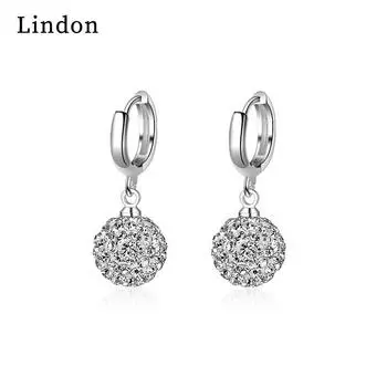 Серьги-капли Lindon из медного сплава с цирконом, серьги-капли для женщин, подарки на свадьбу