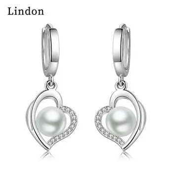 Серьги-капли Lindon из медного сплава с цирконом, серьги-капли для женщин, подарки на свадьбу