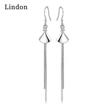 Серьги-капли Lindon из медного сплава с цирконом, серьги-капли для женщин, подарки на свадьбу