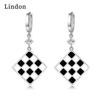 Серьги-капли Lindon из медного сплава с цирконием, серьги-капли для женщин, подарки на свадьбу